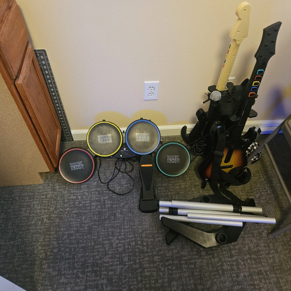 Rock Band Drum Set with Pedal